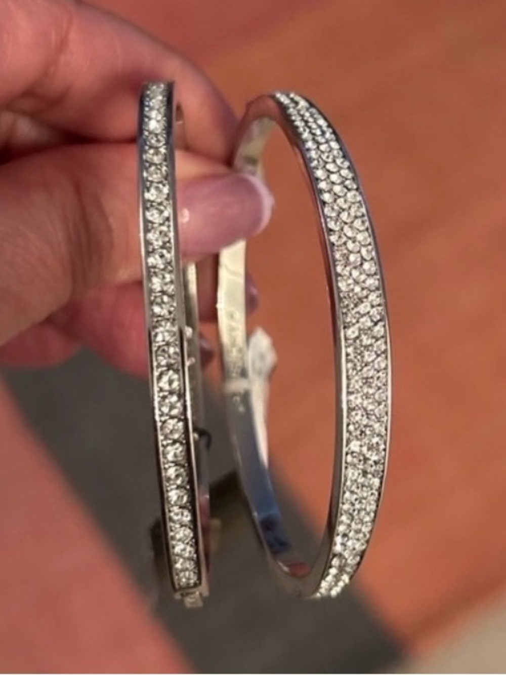 Givenchy Silver-Tone Slim Bangle Duo